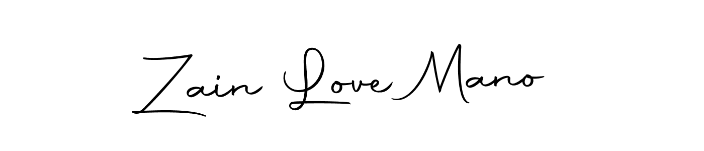 Use a signature maker to create a handwritten signature online. With this signature software, you can design (Autography-DOLnW) your own signature for name Zain Love Mano. Zain Love Mano signature style 10 images and pictures png
