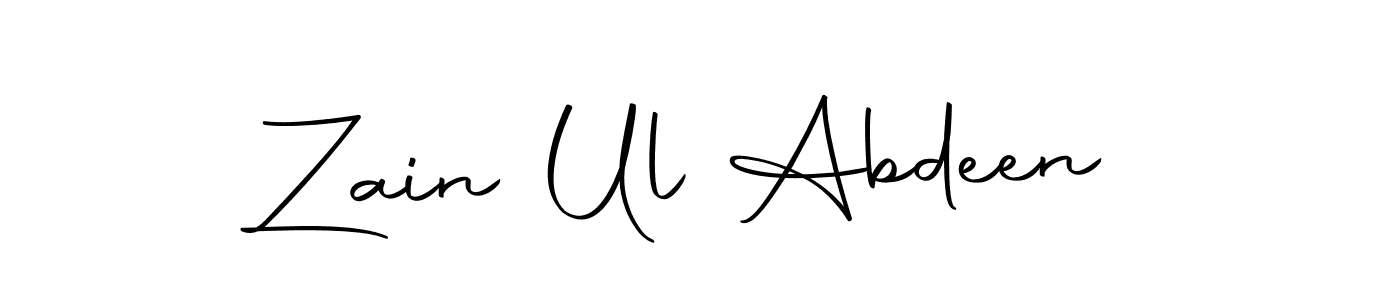 Use a signature maker to create a handwritten signature online. With this signature software, you can design (Autography-DOLnW) your own signature for name Zain Ul Abdeen. Zain Ul Abdeen signature style 10 images and pictures png