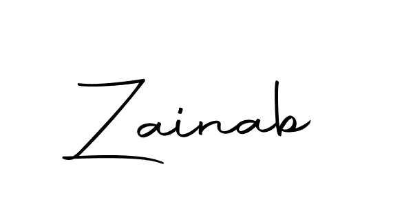 How to make Zainab signature? Autography-DOLnW is a professional autograph style. Create handwritten signature for Zainab name. Zainab signature style 10 images and pictures png