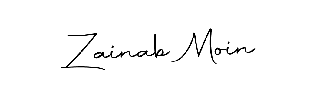 Also we have Zainab Moin name is the best signature style. Create professional handwritten signature collection using Autography-DOLnW autograph style. Zainab Moin signature style 10 images and pictures png