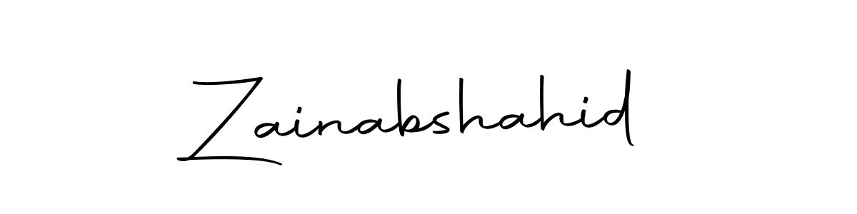 You should practise on your own different ways (Autography-DOLnW) to write your name (Zainabshahid) in signature. don't let someone else do it for you. Zainabshahid signature style 10 images and pictures png