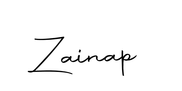 Zainap stylish signature style. Best Handwritten Sign (Autography-DOLnW) for my name. Handwritten Signature Collection Ideas for my name Zainap. Zainap signature style 10 images and pictures png