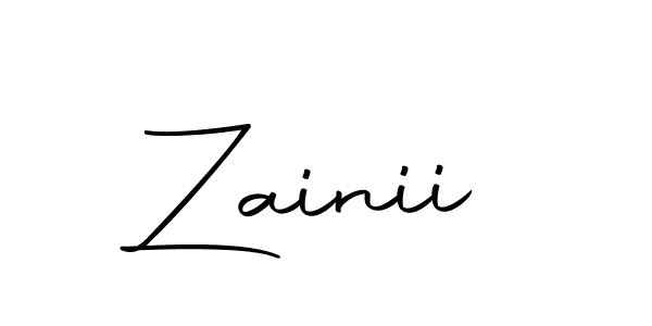 Zainii stylish signature style. Best Handwritten Sign (Autography-DOLnW) for my name. Handwritten Signature Collection Ideas for my name Zainii. Zainii signature style 10 images and pictures png
