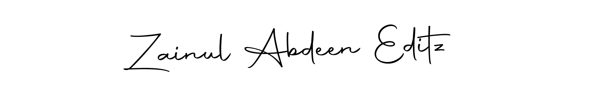 How to make Zainul Abdeen Editz signature? Autography-DOLnW is a professional autograph style. Create handwritten signature for Zainul Abdeen Editz name. Zainul Abdeen Editz signature style 10 images and pictures png