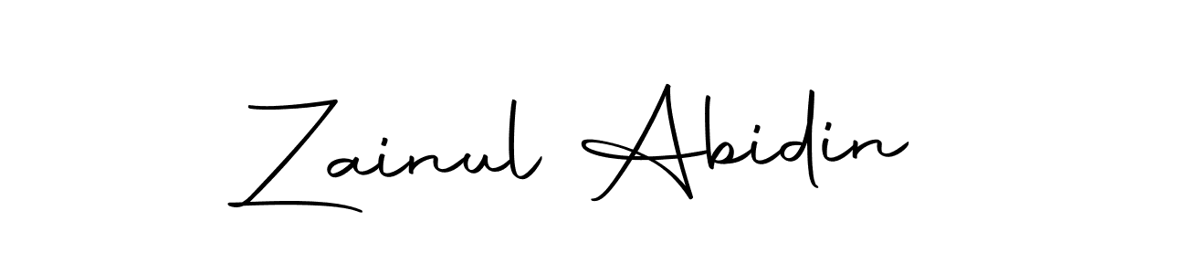Design your own signature with our free online signature maker. With this signature software, you can create a handwritten (Autography-DOLnW) signature for name Zainul Abidin. Zainul Abidin signature style 10 images and pictures png