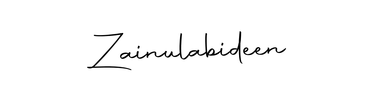 Zainulabideen stylish signature style. Best Handwritten Sign (Autography-DOLnW) for my name. Handwritten Signature Collection Ideas for my name Zainulabideen. Zainulabideen signature style 10 images and pictures png