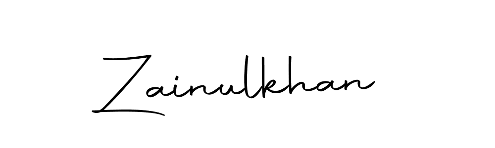 How to make Zainulkhan signature? Autography-DOLnW is a professional autograph style. Create handwritten signature for Zainulkhan name. Zainulkhan signature style 10 images and pictures png