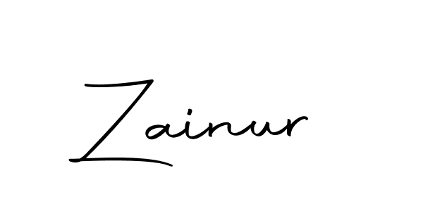 You should practise on your own different ways (Autography-DOLnW) to write your name (Zainur) in signature. don't let someone else do it for you. Zainur signature style 10 images and pictures png
