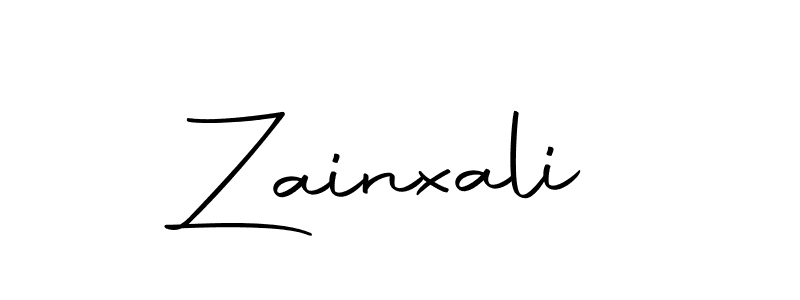 How to make Zainxali name signature. Use Autography-DOLnW style for creating short signs online. This is the latest handwritten sign. Zainxali signature style 10 images and pictures png