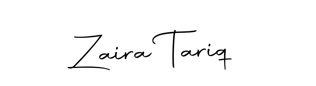 Design your own signature with our free online signature maker. With this signature software, you can create a handwritten (Autography-DOLnW) signature for name Zaira Tariq. Zaira Tariq signature style 10 images and pictures png