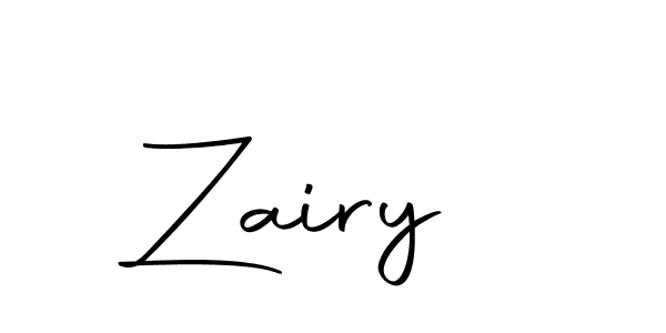 How to make Zairy  name signature. Use Autography-DOLnW style for creating short signs online. This is the latest handwritten sign. Zairy  signature style 10 images and pictures png