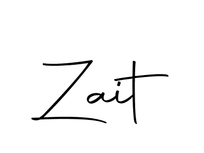 Design your own signature with our free online signature maker. With this signature software, you can create a handwritten (Autography-DOLnW) signature for name Zait. Zait signature style 10 images and pictures png