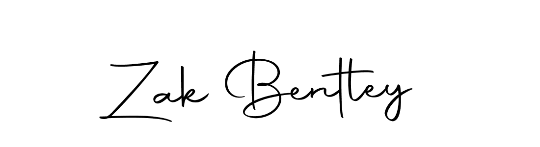 Use a signature maker to create a handwritten signature online. With this signature software, you can design (Autography-DOLnW) your own signature for name Zak Bentley. Zak Bentley signature style 10 images and pictures png