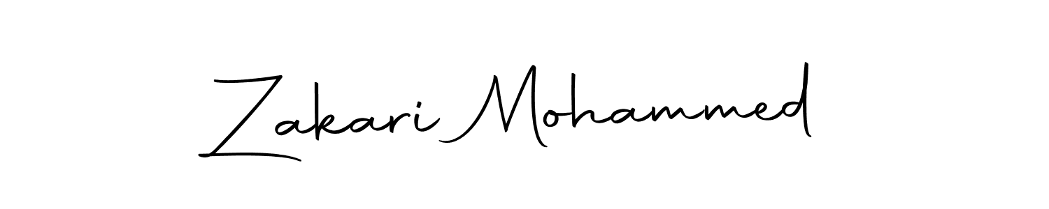 Use a signature maker to create a handwritten signature online. With this signature software, you can design (Autography-DOLnW) your own signature for name Zakari Mohammed. Zakari Mohammed signature style 10 images and pictures png