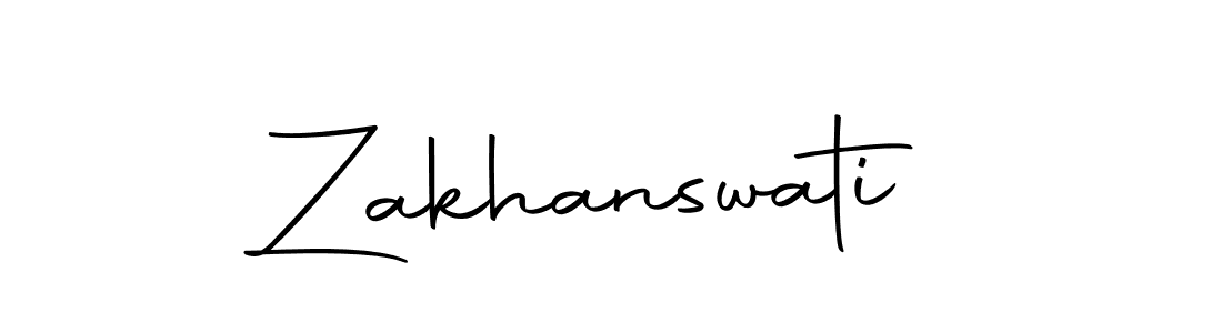Zakhanswati stylish signature style. Best Handwritten Sign (Autography-DOLnW) for my name. Handwritten Signature Collection Ideas for my name Zakhanswati. Zakhanswati signature style 10 images and pictures png