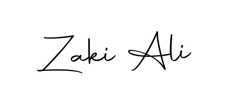 Create a beautiful signature design for name Zaki Ali. With this signature (Autography-DOLnW) fonts, you can make a handwritten signature for free. Zaki Ali signature style 10 images and pictures png