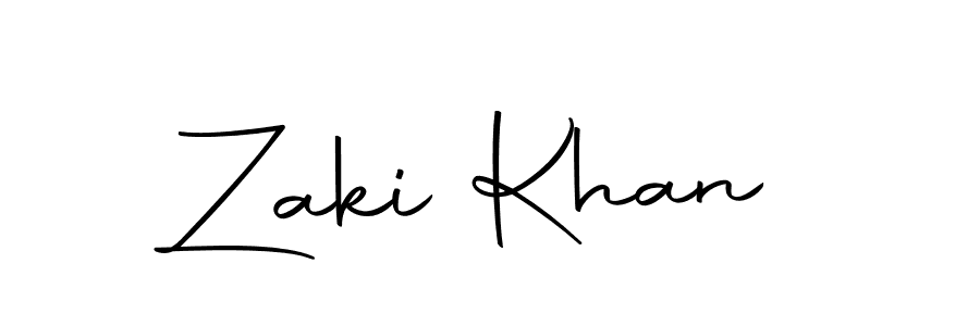 You can use this online signature creator to create a handwritten signature for the name Zaki Khan. This is the best online autograph maker. Zaki Khan signature style 10 images and pictures png