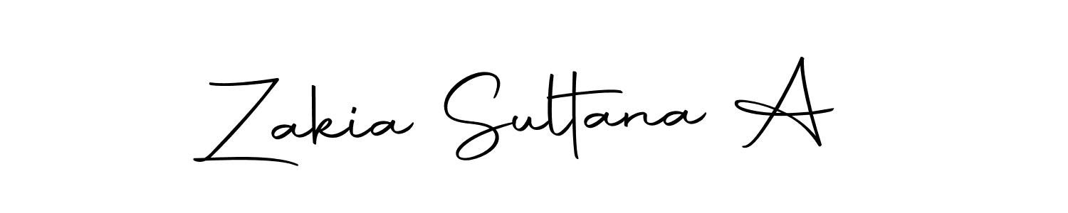 You should practise on your own different ways (Autography-DOLnW) to write your name (Zakia Sultana A) in signature. don't let someone else do it for you. Zakia Sultana A signature style 10 images and pictures png