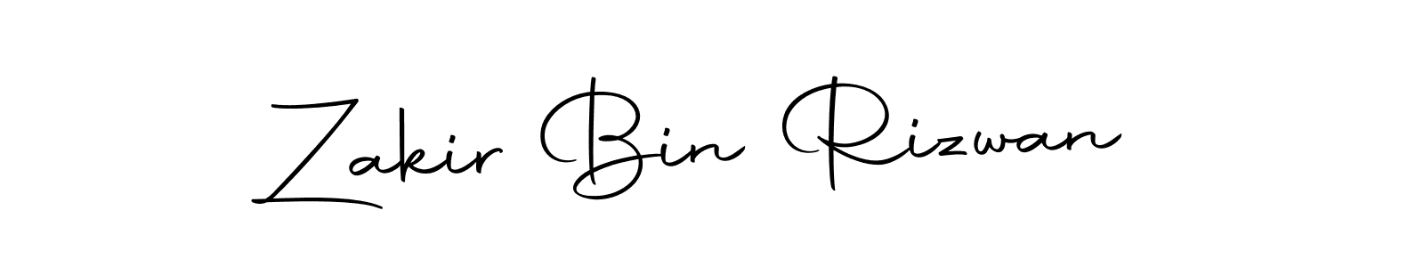 Make a beautiful signature design for name Zakir Bin Rizwan. Use this online signature maker to create a handwritten signature for free. Zakir Bin Rizwan signature style 10 images and pictures png