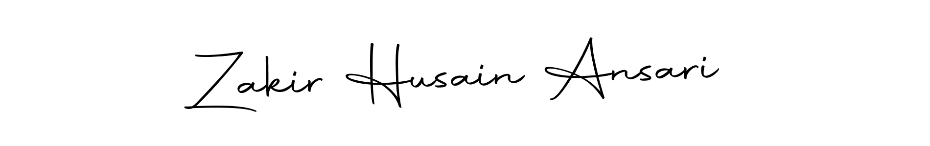 The best way (Autography-DOLnW) to make a short signature is to pick only two or three words in your name. The name Zakir Husain Ansari include a total of six letters. For converting this name. Zakir Husain Ansari signature style 10 images and pictures png