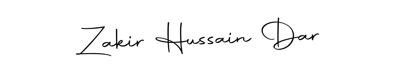 Use a signature maker to create a handwritten signature online. With this signature software, you can design (Autography-DOLnW) your own signature for name Zakir Hussain Dar. Zakir Hussain Dar signature style 10 images and pictures png