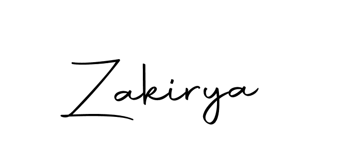 Make a beautiful signature design for name Zakirya. With this signature (Autography-DOLnW) style, you can create a handwritten signature for free. Zakirya signature style 10 images and pictures png