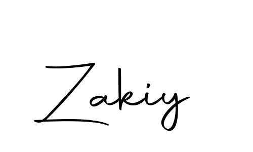 How to make Zakiy name signature. Use Autography-DOLnW style for creating short signs online. This is the latest handwritten sign. Zakiy signature style 10 images and pictures png