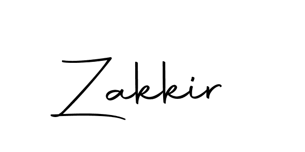 How to make Zakkir signature? Autography-DOLnW is a professional autograph style. Create handwritten signature for Zakkir name. Zakkir signature style 10 images and pictures png