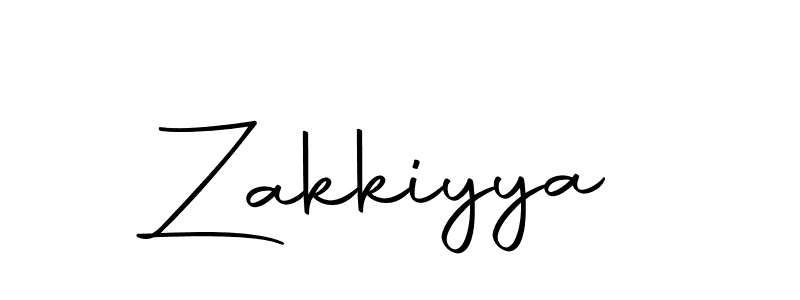 How to make Zakkiyya signature? Autography-DOLnW is a professional autograph style. Create handwritten signature for Zakkiyya name. Zakkiyya signature style 10 images and pictures png