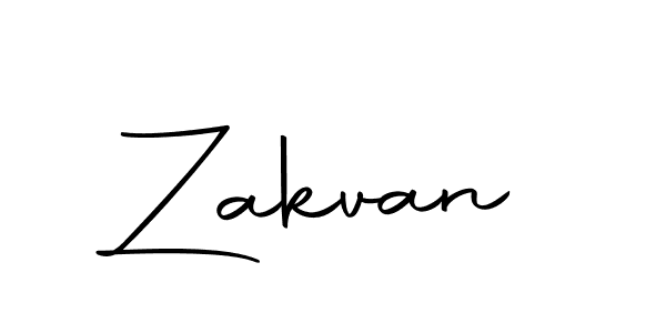 How to make Zakvan name signature. Use Autography-DOLnW style for creating short signs online. This is the latest handwritten sign. Zakvan signature style 10 images and pictures png