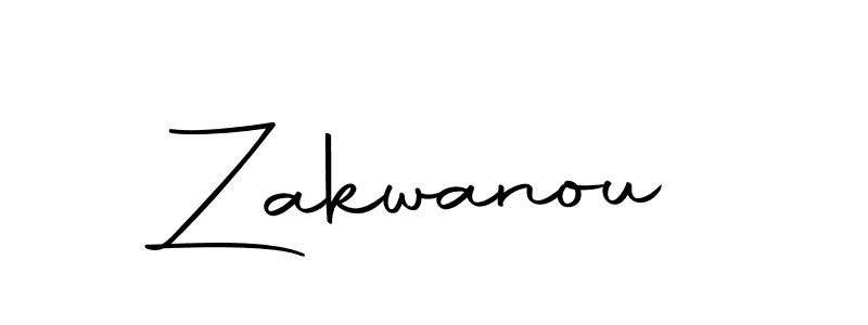 How to make Zakwanou signature? Autography-DOLnW is a professional autograph style. Create handwritten signature for Zakwanou name. Zakwanou signature style 10 images and pictures png