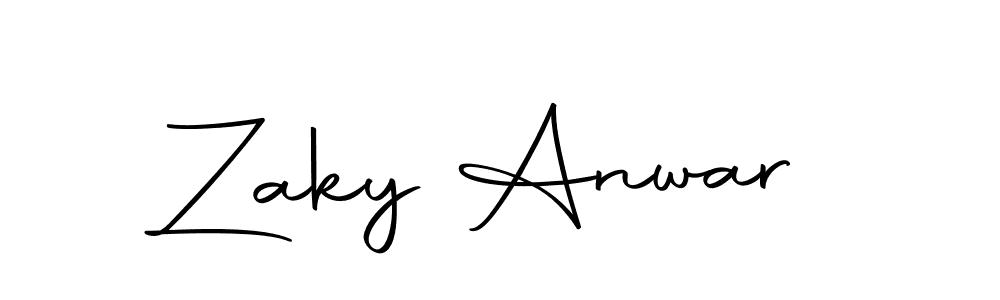 Make a beautiful signature design for name Zaky Anwar. With this signature (Autography-DOLnW) style, you can create a handwritten signature for free. Zaky Anwar signature style 10 images and pictures png