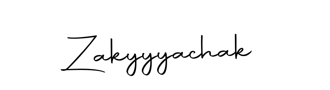 Design your own signature with our free online signature maker. With this signature software, you can create a handwritten (Autography-DOLnW) signature for name Zakyyyachak. Zakyyyachak signature style 10 images and pictures png