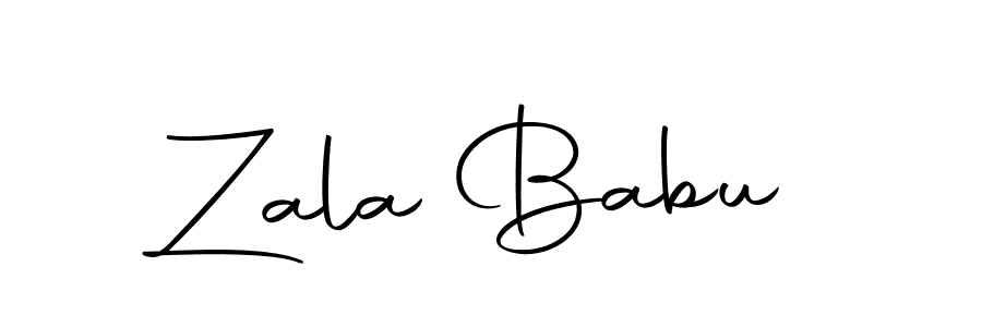 Design your own signature with our free online signature maker. With this signature software, you can create a handwritten (Autography-DOLnW) signature for name Zala Babu. Zala Babu signature style 10 images and pictures png