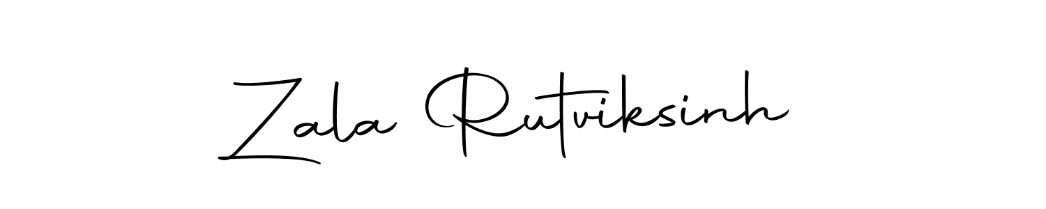 Make a beautiful signature design for name Zala Rutviksinh. With this signature (Autography-DOLnW) style, you can create a handwritten signature for free. Zala Rutviksinh signature style 10 images and pictures png