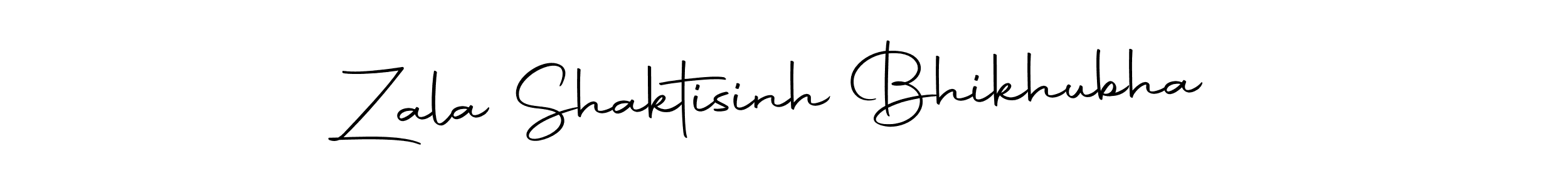 Create a beautiful signature design for name Zala Shaktisinh Bhikhubha. With this signature (Autography-DOLnW) fonts, you can make a handwritten signature for free. Zala Shaktisinh Bhikhubha signature style 10 images and pictures png