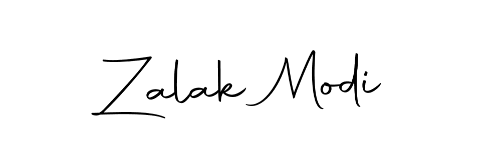 Design your own signature with our free online signature maker. With this signature software, you can create a handwritten (Autography-DOLnW) signature for name Zalak Modi. Zalak Modi signature style 10 images and pictures png