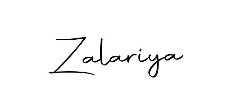 You should practise on your own different ways (Autography-DOLnW) to write your name (Zalariya) in signature. don't let someone else do it for you. Zalariya signature style 10 images and pictures png