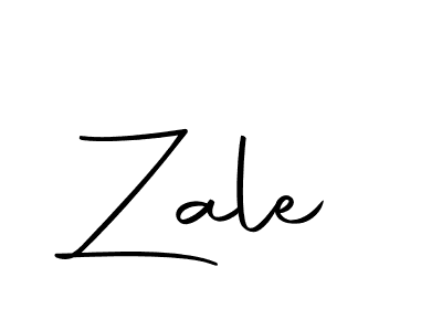 Make a beautiful signature design for name Zale. With this signature (Autography-DOLnW) style, you can create a handwritten signature for free. Zale signature style 10 images and pictures png