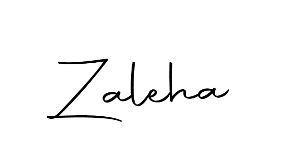 Make a beautiful signature design for name Zaleha. Use this online signature maker to create a handwritten signature for free. Zaleha signature style 10 images and pictures png