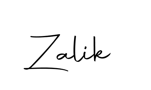 Use a signature maker to create a handwritten signature online. With this signature software, you can design (Autography-DOLnW) your own signature for name Zalik. Zalik signature style 10 images and pictures png