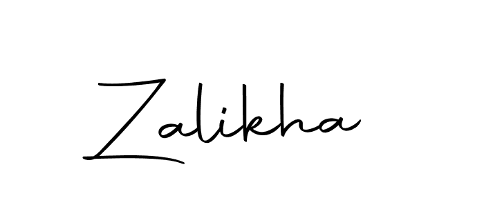 Zalikha stylish signature style. Best Handwritten Sign (Autography-DOLnW) for my name. Handwritten Signature Collection Ideas for my name Zalikha. Zalikha signature style 10 images and pictures png