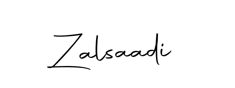 The best way (Autography-DOLnW) to make a short signature is to pick only two or three words in your name. The name Zalsaadi include a total of six letters. For converting this name. Zalsaadi signature style 10 images and pictures png