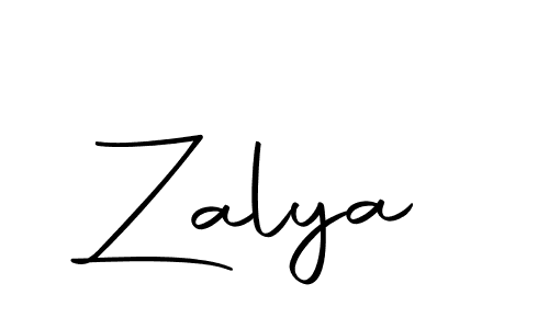 Zalya stylish signature style. Best Handwritten Sign (Autography-DOLnW) for my name. Handwritten Signature Collection Ideas for my name Zalya. Zalya signature style 10 images and pictures png