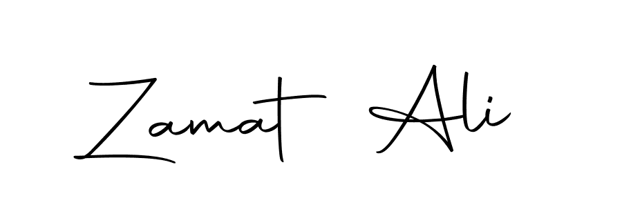 Make a beautiful signature design for name Zamat Ali. Use this online signature maker to create a handwritten signature for free. Zamat Ali signature style 10 images and pictures png