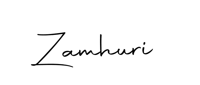 How to make Zamhuri name signature. Use Autography-DOLnW style for creating short signs online. This is the latest handwritten sign. Zamhuri signature style 10 images and pictures png