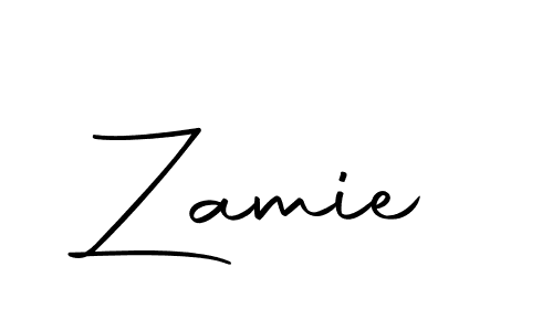 Create a beautiful signature design for name Zamie. With this signature (Autography-DOLnW) fonts, you can make a handwritten signature for free. Zamie signature style 10 images and pictures png