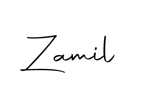 How to make Zamil signature? Autography-DOLnW is a professional autograph style. Create handwritten signature for Zamil name. Zamil signature style 10 images and pictures png