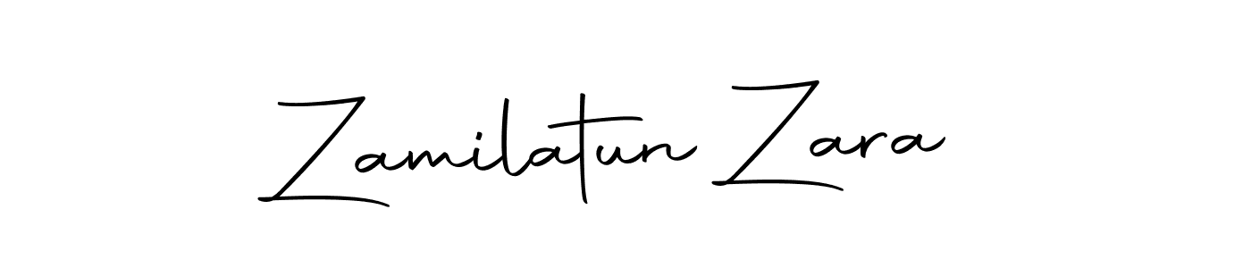How to make Zamilatun Zara signature? Autography-DOLnW is a professional autograph style. Create handwritten signature for Zamilatun Zara name. Zamilatun Zara signature style 10 images and pictures png