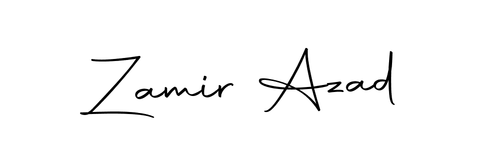 You can use this online signature creator to create a handwritten signature for the name Zamir Azad. This is the best online autograph maker. Zamir Azad signature style 10 images and pictures png